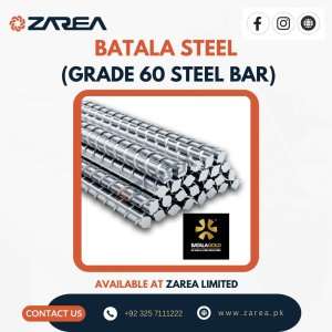 Batala Steel (Grade 60 Bar) Available at Zarea