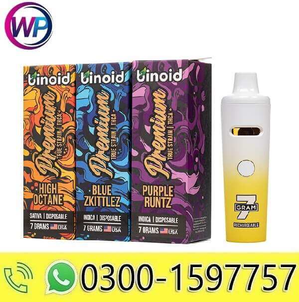 Binoid True Strain Disposable 7G In Pakistan~03001