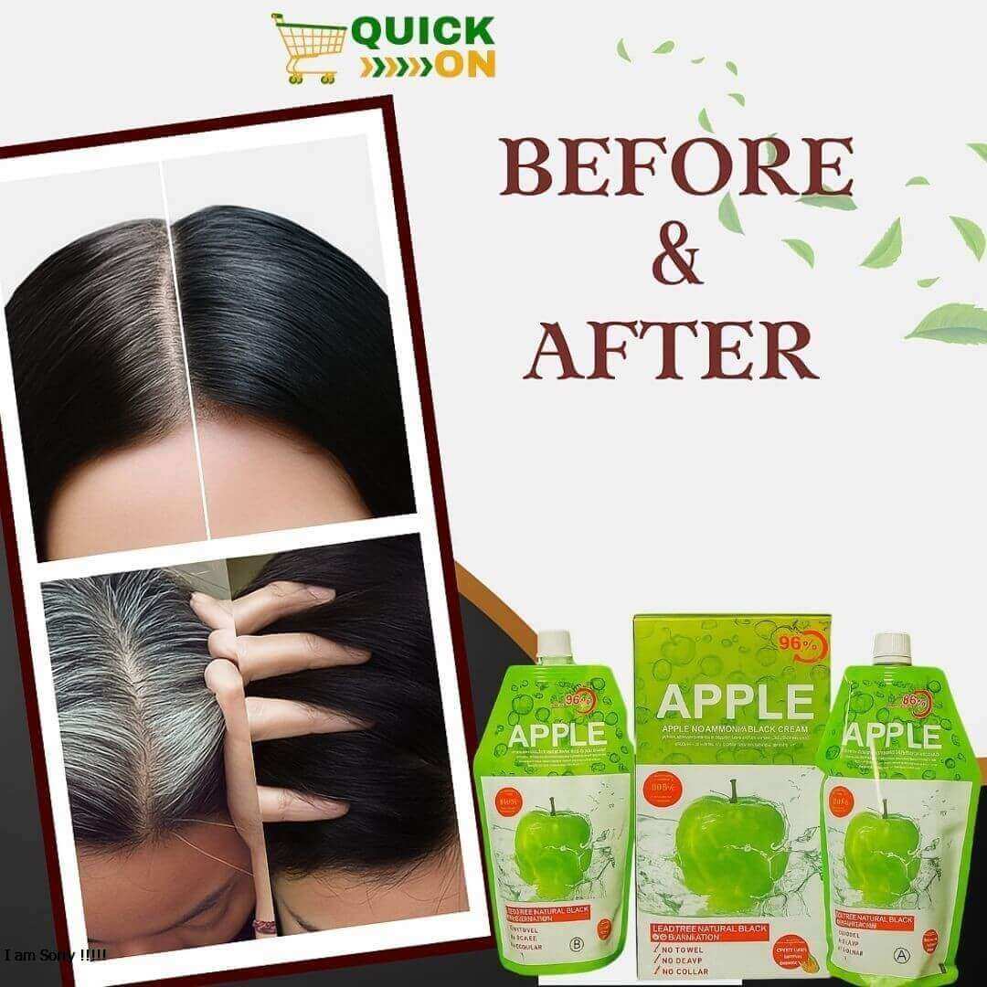 Apple Hair Color 2025 New (1000ML) in Kohat