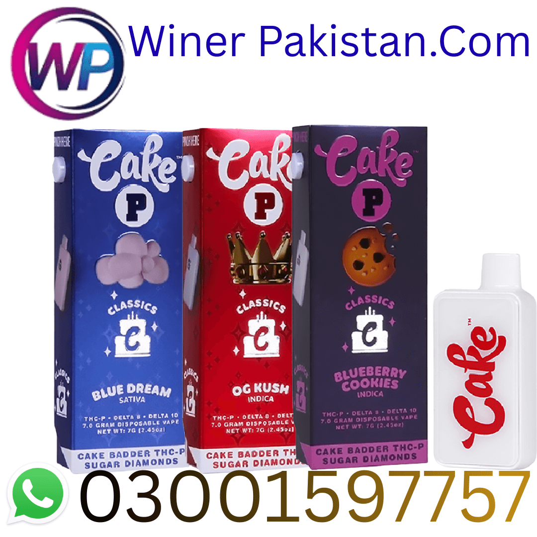 Cake Delta 8+ Thcp Disposable Vape 7G in Pakistan~
