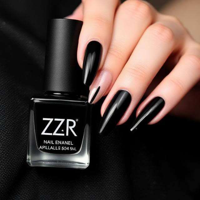 AZR Nail Enamel BLACK