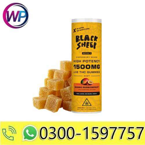Live THC Gummy: Mango Passionfruit (Sativa), 30ct