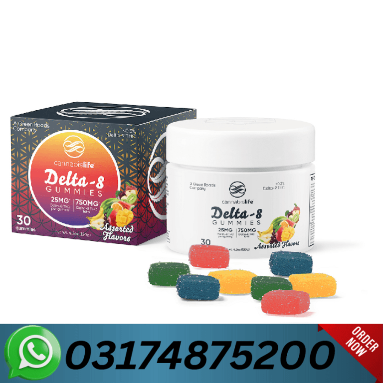 Assorted Flavors Delta-8 Gummies – (30ct) 750mg In